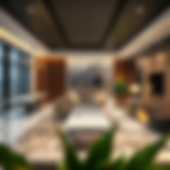 Elegant office space with innovative interior design