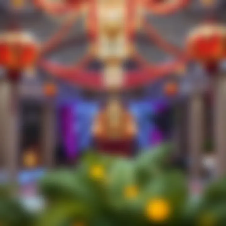 Traditional Emirati decorations during holidays