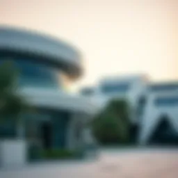 Architectural view of النهدة سنتر showcasing modern design