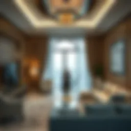 Luxurious apartment interior showcasing Dubai's opulence