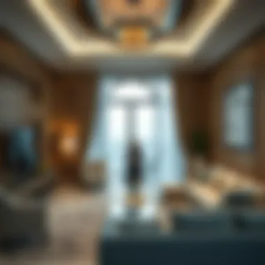 Luxurious apartment interior showcasing Dubai's opulence