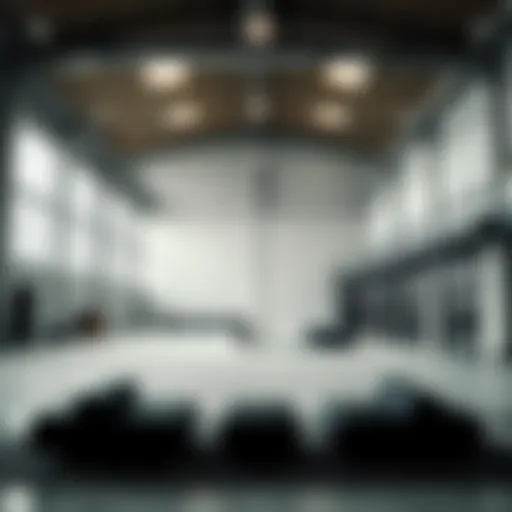 Modern Warehouse Space on Alserkal Avenue Sleek warehouse interior showcasing modern design