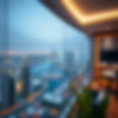 Panoramic View of Business Bay from Vera Residence Panoramic view of Business Bay from Vera Residence