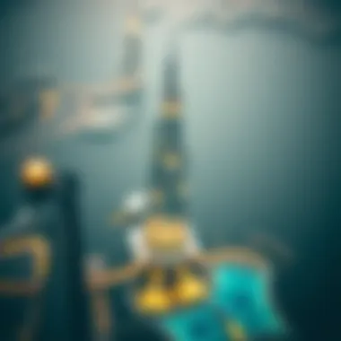 Aerial view of Yas Tower showcasing its unique design