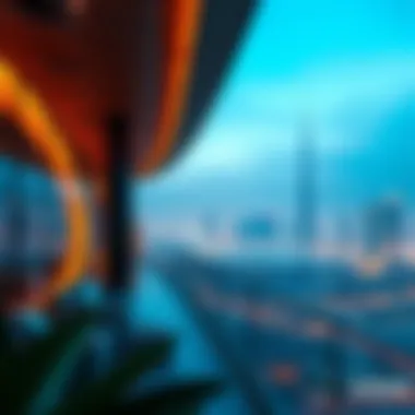 Breathtaking views from Zada Residence highlighting Dubai's skyline